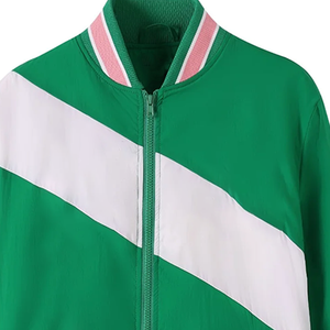 Chaqueta Cortavientos con Cremallera Completa Fotocrómica UV AKA, Verde, Blanco, Rosa, Cambia de Color, Tallas Grandes, Estampado, con Capucha, Estilo Universitario Urbano - Product Image 6