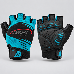 Best Cycling Gloves <b>Half</b> Finger Design Breathable Mesh Fabric Padded Palm Anti <b>Slip</b> Grip Comfortable Fit For Road Cycling - Product Image 4