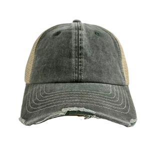 Wholesale Vintage Style Custom Trucker Cap Distressed Trucker Cap Trucker Caps High Quality - Product Image 1