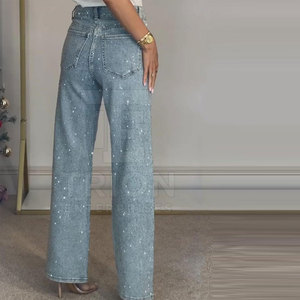 Women Rhinestone <b>Pant</b> Casual Wear Best Selling Design Women Rhinestone <b>Pant</b> Trendy Look Women Rhinestone <b>Pant</b> - Product Image 4