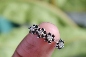 Pure 925 Sterling <b>Silver</b> Natural Amethyst Sapphire Onyx <b>Garnet</b> Chrome Diopside Carnelian Gemstone Flower Band <b>Rings</b> Fine Jewelry - Product Image 6