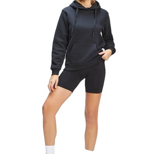 Conjunto extragrande de 2 piezas para mujer, sudadera con hombros caídos, pantalones para correr, sudaderas con capucha, conjunto de 2 piezas, conjunto con capucha para mujer 2026 HI - Product Image 2