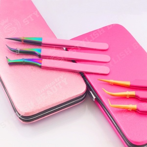 Customizable Lightweight Stainless Steel Eyelash <b>Tweezers</b> Cardboard Packaging Designed for Optimal Functionality - Product Image 6