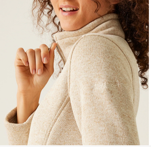 Sweat-shirts de sport pour femmes en molleton 100 % coton, respirants, à col cheminée oversize, entièrement zippés, imprimés au dos, pour l'hiver, vente en gros - Product Image 4