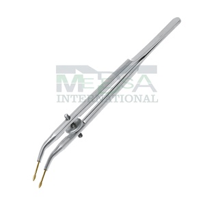 Pinzas de agarre premium de acero inoxidable para coronas, pinzas telescópicas dentales con puntas de diamante CE ISO - Product Image 2