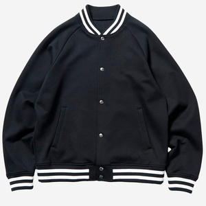 Veste universitaire d'hiver respirante et écologique, style vintage hip-hop, avec patchs en laine chenille et logo frontal, grandes tailles - Prix de gros - Product Image 1