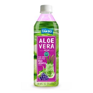 Jugo de Aloe Vera Tan Do 500ml Bajo en Grasa 100% Puro con Sabor a Piña, Maracuyá, Mango y Coco 10 Brix Botella Agitable 24 Unidades - Product Image 1