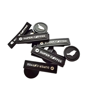 Top Selling Custom Embossed 3D Silicone Patch for <b>Clothes</b> Accessories Soft Rubber Logo Badge Heat <b>Press</b> PVC Patches for Clothing - Product Image 1