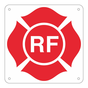 Panneau de signalisation routière réfléchissant en aluminium Brady 8,5x8,5 pouces pour zones industrielles - Product Image 2