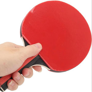 Raqueta de Tenis de Mesa Profesional de Alta Calidad, Fibra de Carbono y Plástico, Hoja de Madera Duradera, Agarre Cómodo, Goma con Puntos, ZARSAH - Product Image 1