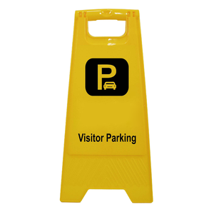 Panneau de publicité extérieure en PVC personnalisé support avec panneau de sol jaune Type spécifique de produit publicitaire - Product Image 6