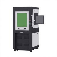 Grande machine de gravure laser UV 5W de type fermé, série LCU, 355nm, pour marquage de précision sur plastique, verre, céramique et composants électroniques