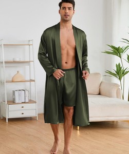 Peignoirs d'hiver tricotés de haute qualité pour hommes – Ensembles légers et confortables, pyjamas, vêtements de nuit, kimonos d'hôtel - Product Image 3