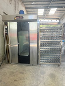 Horno Rotatorio Automático Portátil Multifuncional de Alta Gama LX32M Minh Tam Vietnam Electric Bakery 380V con 1 Año de Garantía y 32 Bandejas - Product Image 5