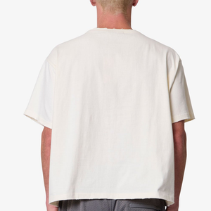 T-shirts pour hommes à col rond et manches courtes, motif graphique abstrait sur le devant, coupe ample, dos uni, style streetwear, vente en gros, personnalisable, OEM, en jersey de coton - Product Image 4