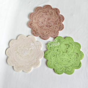 แผ่นเรซิ่นทำมือสำหรับวางเทียนตกแต่งโต๊ะ - Product Image 1