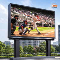 Pantalla LED de Aluminio para Exteriores, Pantalla Digital Grande para Estadios Deportivos, Proyectos de Publicidad en Carreteras
