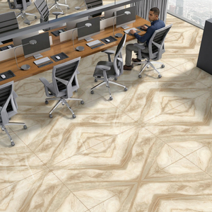 Carreaux de sol et de mur en porcelaine brillante modernes de 20 mm, 600x1200 mm, pour piscine et salle de bain, design d'intérieur contemporain pour hôtel - Product Image 2