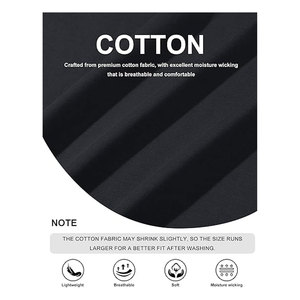 เสื้อฮู้ดแขนสั้นผู้ชาย สำหรับออกกำลังกาย ฟิตเนส เล่นกีฬา ผ้าฝ้าย น้ำหนักเบา ระบายอากาศดี เสื้อยืดมีฮู้ดลำลอง สำหรับฝึกซ้อมกีฬา - Product Image 5