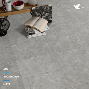 Azulejos Grises Mate de Diseño Único para Baño, Precio Económico, Azulejo Cerámico Mate para Piso de Porcelana 600x600 de Proveedor y Exportador de Azulejos - Product Image 2