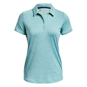 Chemise de golf décontractée personnalisée à manches courtes pour femme, coupe régulière, respirante, séchage rapide, impression numérique écologique - Product Image 3