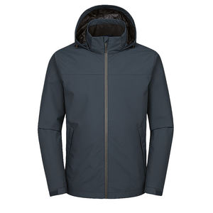 High Quality Custom <b>Waterproof</b> <b>Winter</b> Thick Sporty Track <b>Jacket</b> for Men 100% Nylon Full Zip Softshell Windbreaker <b>Jackets</b> - Product Image 2