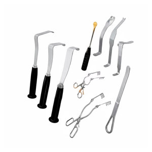 Système d'Écarteurs pour Chirurgie de l'Épaule en Acier Allemand, Ensemble d'Instruments Orthopédiques 10 Pièces, Kit d'Écarteurs Chirurgicaux en Acier Inoxydable pour Épaule - Product Image 4