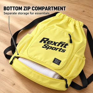 Bolsa de Pádel Personalizada Rexfit Sports, Bolsa Deportiva Multibolsillos con Cierre Frontal Superior y Cierre Inferior Separado, Estilo de Vida - Product Image 6