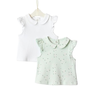 Survêtement bébé 100% coton, 160 g/m², tricoté, couleur unie, coloré, col rond, col en V imprimé, décontracté, fournisseur du Bangladesh. - Product Image 2
