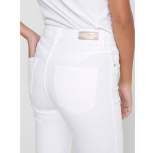 Jeans OEM para Mujer, Pantalones de Mezclilla de Pierna Ancha, Cintura Media, Casuales, Personalizados, Color Blanco - Product Image 6