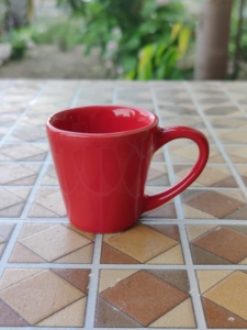 3oz American Style V Shape Sublimation <b>Ceramic</b> <b>Mug</b> for Business Gifts Water Tea Gifts <b>Ceramic</b> Material indian Supplier - Product Image 2