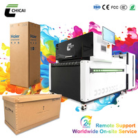 Impresora de Inyección de Tinta Digital Chicai A3 de Una Sola Pasada, Nueva, para Cajas de Pizza de Cartón Corrugado, Tintas de Pigmento, Totalmente Automática