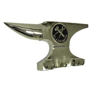 Handmade Wall Mount Blacksmith Anvil <b>Hooks</b> With 3 Holder Home Decor Items Nickel Plates Anvil Hot Sell - Product Image 2