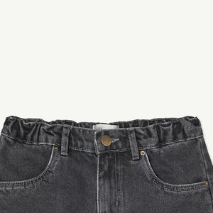 Pantalones Cortos Casuales Estilo Denim para Niños, Acabado Lavado, Tela Suave y Elástica, Cintura Ajustable, Cómodos para Uso Diario, Colección de Verano - Product Image 2