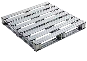 1000kg Steel Pallet <b>Style</b> Stacking Rack with Electrostatic <b>Powder</b> Coating for Warehouse Storage - Product Image 6
