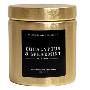 Nueva llegada, producto de buena calidad, vela cilíndrica de aluminio y metal con tapa - Product Image 1