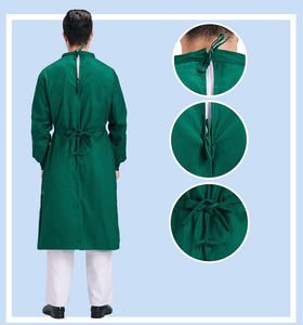 Uniformes de Hospital para Hombres y Mujeres, Batas de Algodón Tejido, Personalizadas, de Primera Calidad, Secado Rápido, Transpirables, Sin Costuras, con Detección de Agujas - Product Image 2