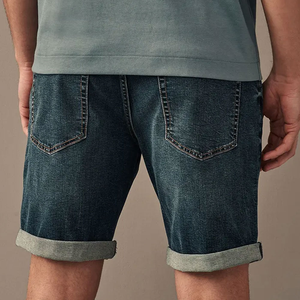 2026 Custom Summer Casual Distressed Mid Waist Breathable Pencil Pants Loose <b>Work</b> Shorts Fashion Men's Denim <b>Jean</b> Shorts - Product Image 4