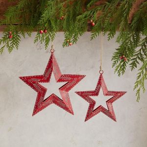 Stylish Iron <b>Hanging</b> <b>Star</b> Ornament With Unique Metal Craftsmanship For Home Office And Garden Decoration - Product Image 1