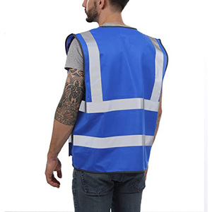 Hi-Vis Contrast Safety Workwear Reflective <b>Overalls</b> Rainwear Bib Pants - Product Image 2