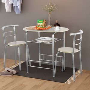 Set Bistrot Salvaspazio in 3 Pezzi per Cucina e Appartamento, Ideale per Piccole Sale da Pranzo - Product Image 1