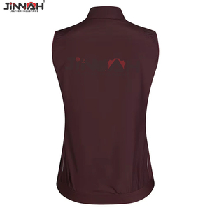 Gilet de cyclisme sans manches coupe-vent pour homme, logo personnalisé, léger, respirant, à prix avantageux, vêtements personnalisés - Product Image 3