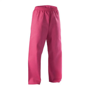 Uniforme de Judo Rosa para Mujer, Poliéster/Algodón, Transpirable, Elástico, Ligero, Corte Regular, Conjunto de Ropa de Artes Marciales para Adultos, Teñido Liso - Product Image 3