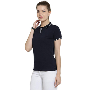 Camiseta Polo para Mujer, Informal, de Algodón, Manga Corta, Cómoda, para Uso Diario en Verano - Product Image 5