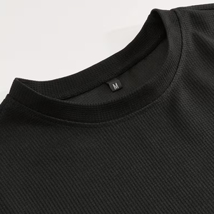Conjunto de 2 Piezas de Algodón para Hombre, Fabricante de Camisetas y Pantalones Cortos Cargo, Casual, Verano, OEM, ODM, Suministro al por Mayor - Product Image 4