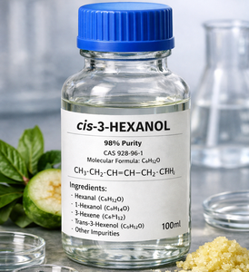 CIS-3-Hexenol, Producto Químico Aromático de Alta Pureza, Ingrediente de Fragancia, Materia Prima para Aromas y Fragancias, Uso Cosmético, Venta al Por Mayor - Product Image 1