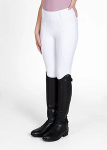 Jodhpurs d'équitation pour enfants, légers, respirants, en tissu extensible, coupe ajustée, durables, pour l'entraînement et la compétition - Product Image 6