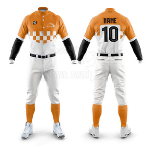 Uniforme de Béisbol de Poliéster de Alta Calidad, de Secado Rápido y Transpirable, con Diseño Nuevo, Servicio OEM Personalizable para Venta al Por Mayor - Product Image 3