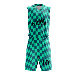 Ensemble d'uniformes de basketball personnalisés 100 % polyester pour équipes universitaires, maillot sublimé avec nom et numéro, livraison rapide, OEM ODM - Product Image 6