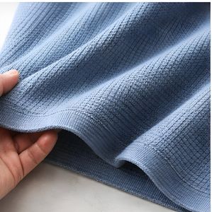 OEM Custom 240 GSM Cotton <b>Waffle</b> TShirt Oversized Drop Shoulder Streetwear Tee Wholesale Export Quality - Product Image 1